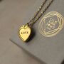 Personalised Vintage Heart Locket Necklace, thumbnail 5 of 9