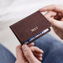 Leather Travel Card Holder, thumbnail 4 of 6
