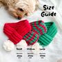 Knitted Pet Scarf, thumbnail 7 of 9