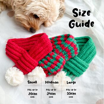 Knitted Pet Scarf, 7 of 9