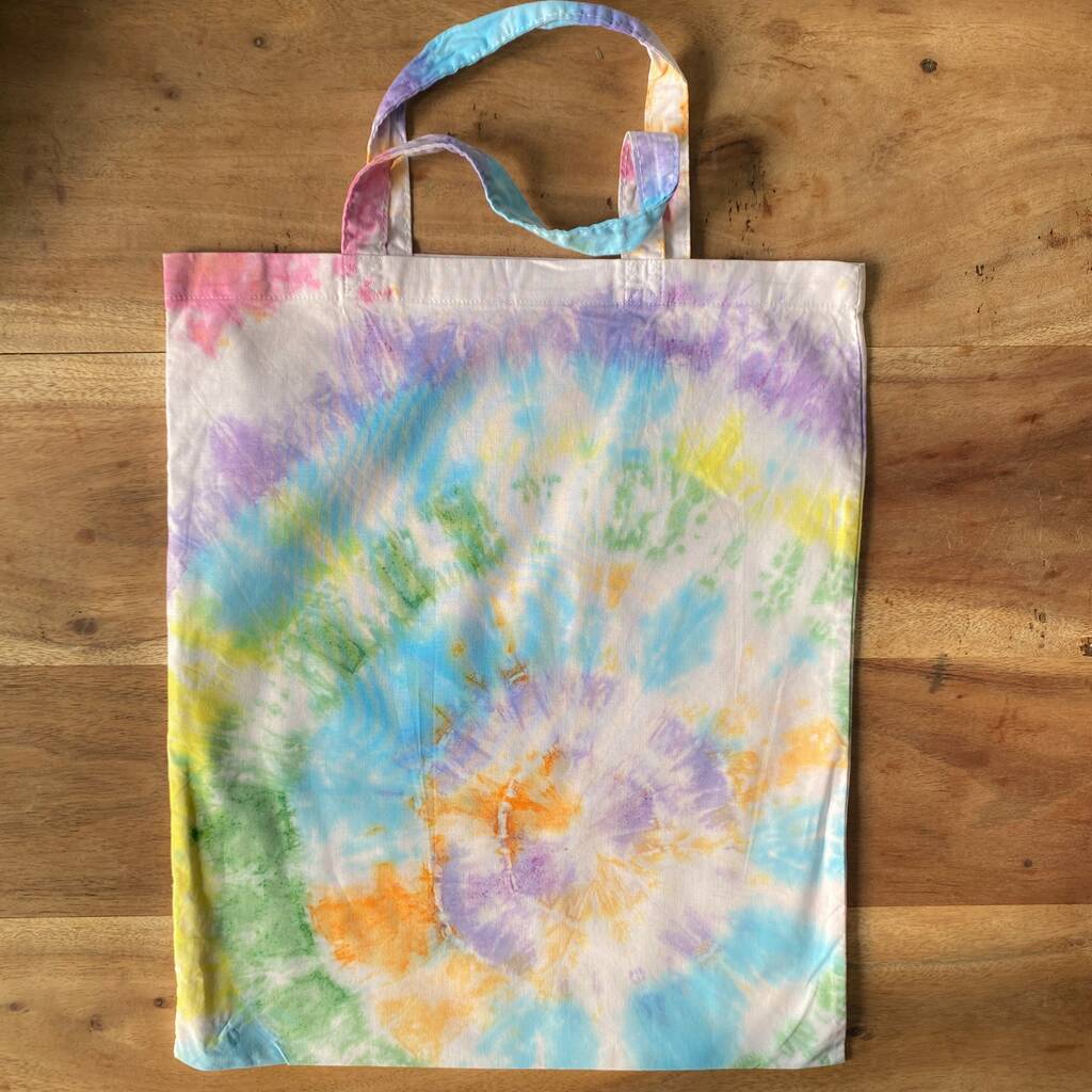 100% Cotton Hand Made Tie Dye Tote, 1 of 5