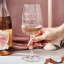 Personalised Engraved Wine Glass For Her, thumbnail 1 of 2