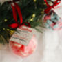 Strawberry And Prosecco Gummies Christmas Bauble, thumbnail 3 of 3