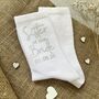 Personalised Sister Of Bride/Groom Wedding Socks, thumbnail 4 of 4
