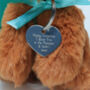 Highland Brown Cow With Valentine Heart, To The Mooooon, thumbnail 3 of 7