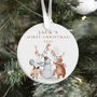 Personalised Baby’s First Christmas Ceramic Ornament, thumbnail 1 of 7