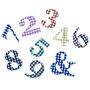 Gingham Iron On Applique Letters Five Sizes Ten Colours, thumbnail 3 of 3