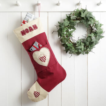 Personalised Letter To Santa Christmas Stocking, 6 of 12