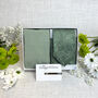 Dark Sage Paisley Wedding Tie Set, thumbnail 2 of 6