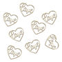 Wooden Heart Shaped Wedding Confetti, thumbnail 2 of 3