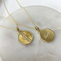 Personalised Circular Moonstone Necklace, thumbnail 1 of 8