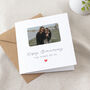 Personalised Anniversary Photo Wallet Keepsake Card, thumbnail 3 of 3