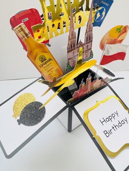 Poland Themed 3D Birthday Card, 3 of 5