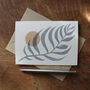 Palm And Sun Greetings Card, thumbnail 3 of 10