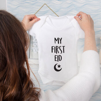 Baby's 'My First Eid' Baby Grow, 2 of 6