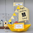 Personalised Age Birthday Sail Boat Card By The Little Boathouse ...