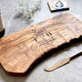 Personalised Live Edge Chopping Board, thumbnail 1 of 12