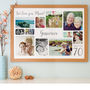 Personalised 70th Birthday Photo Collage, thumbnail 10 of 11