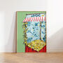 Lemon Market Stall Illustrated Art Print, thumbnail 2 of 6