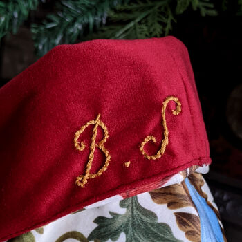 Personalised Christmas Stocking, Partridge Design, 6 of 8