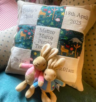 Rainforest Animals Memory Cushion, 9 of 9