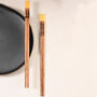 Engraved Wooden Non Slip Chopsticks With Gift Bag, thumbnail 1 of 6
