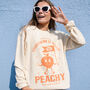 Everything Is Peachy Women’s Graphic Sweatshirt, thumbnail 1 of 3