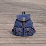 Colourway Canvas Backpack Rucksack, thumbnail 6 of 11