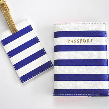 Personalised Passport Cover And Luggage Tag Set, 3 of 8