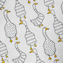 Geese Wrapping Paper Roll Or Folded, Marching Geese, thumbnail 2 of 2