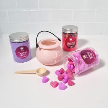 Hugs And Happiness Mini Bathtime Potion Kit And Cauldron, 4 of 4