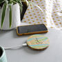Personalised Bamboo Wireless Phone Charger For Him, thumbnail 6 of 11