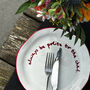 Always Be Polite To The Chef Statement Plate, thumbnail 4 of 5