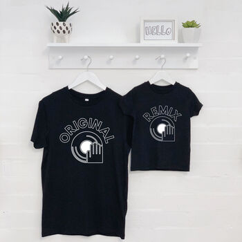 Original And Remix Father And Son T Shirt Set, 2 of 4