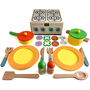 Wooden Toy Kitchen Accessories Cook And Dine Set, thumbnail 8 of 8