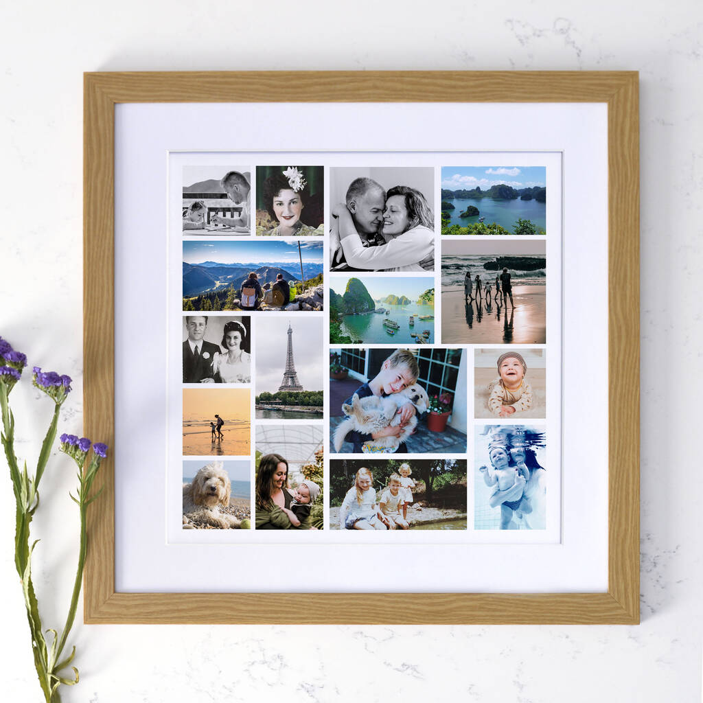 Personalised Photo Memories Collage By Cherry Pete | notonthehighstreet.com