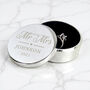Personalised Mr And Mrs Ring Box Personalised Gift, thumbnail 2 of 3