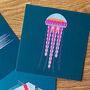 Jellyfish Greetings Card, thumbnail 2 of 5