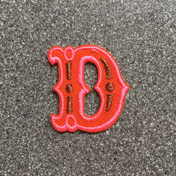 Letter D Alphabet Iron On Patch, 2 of 4