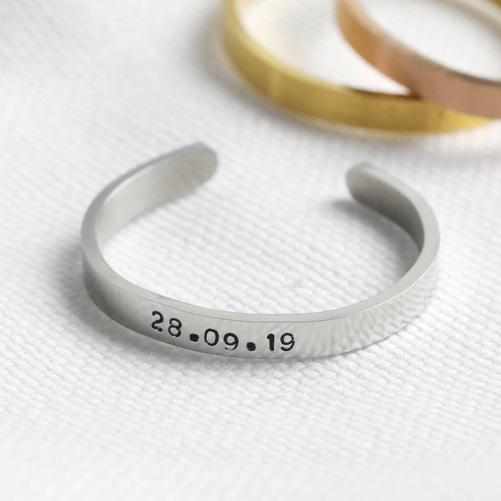 thin stainless steel rings