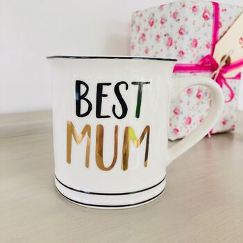 Best Mum Porcelain Mug ~ Boxed, Wrapped, 4 of 4