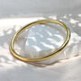 Sterling Silver Or 18ct Gold Plated Chunky Bangle, thumbnail 3 of 7