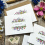 10 X Wildflower Thank You Cards, thumbnail 7 of 8