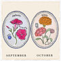 Personalised Birth Flower Print, thumbnail 8 of 9