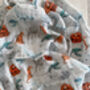 Endangered Animals Patterned Muslin Blanket / Comforter, thumbnail 2 of 3