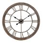 Round Weathered Wood And Metal Wall Clock, thumbnail 7 of 11