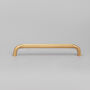 G Decor Satin Brass Solid Knurled T Bar Pull Handles, thumbnail 7 of 9