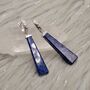 Lapis Lazuli 925 Silver Earrings, thumbnail 2 of 9