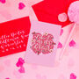 'Take It Easy' Calligraphy Christmas Card With Flowers, thumbnail 2 of 4