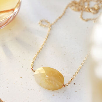 Orange Agate Statement Pendant Necklace, 2 of 5